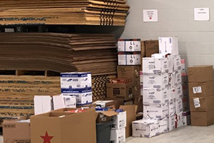 COVID storage at SVSU